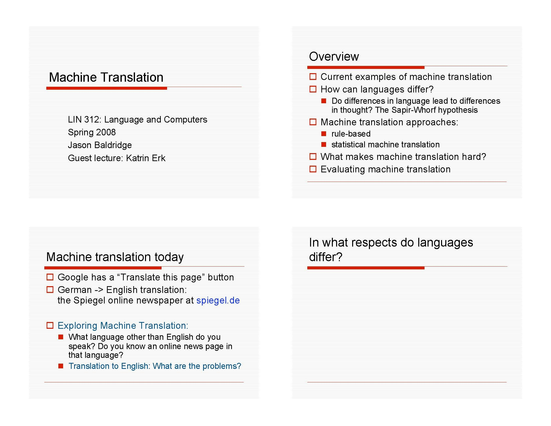 LINGUISTICS OF E ASIAN LANG