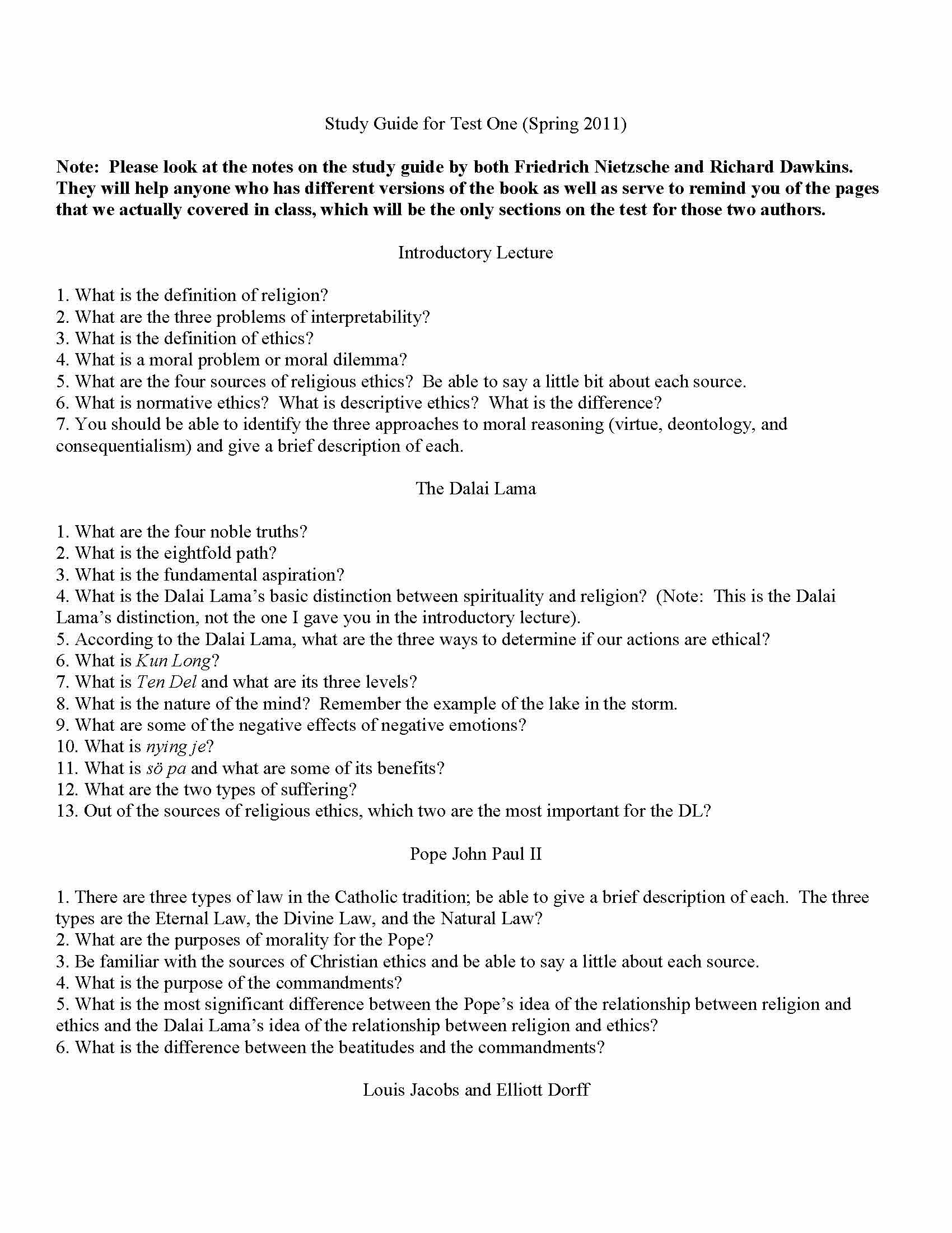Religious Ethics
