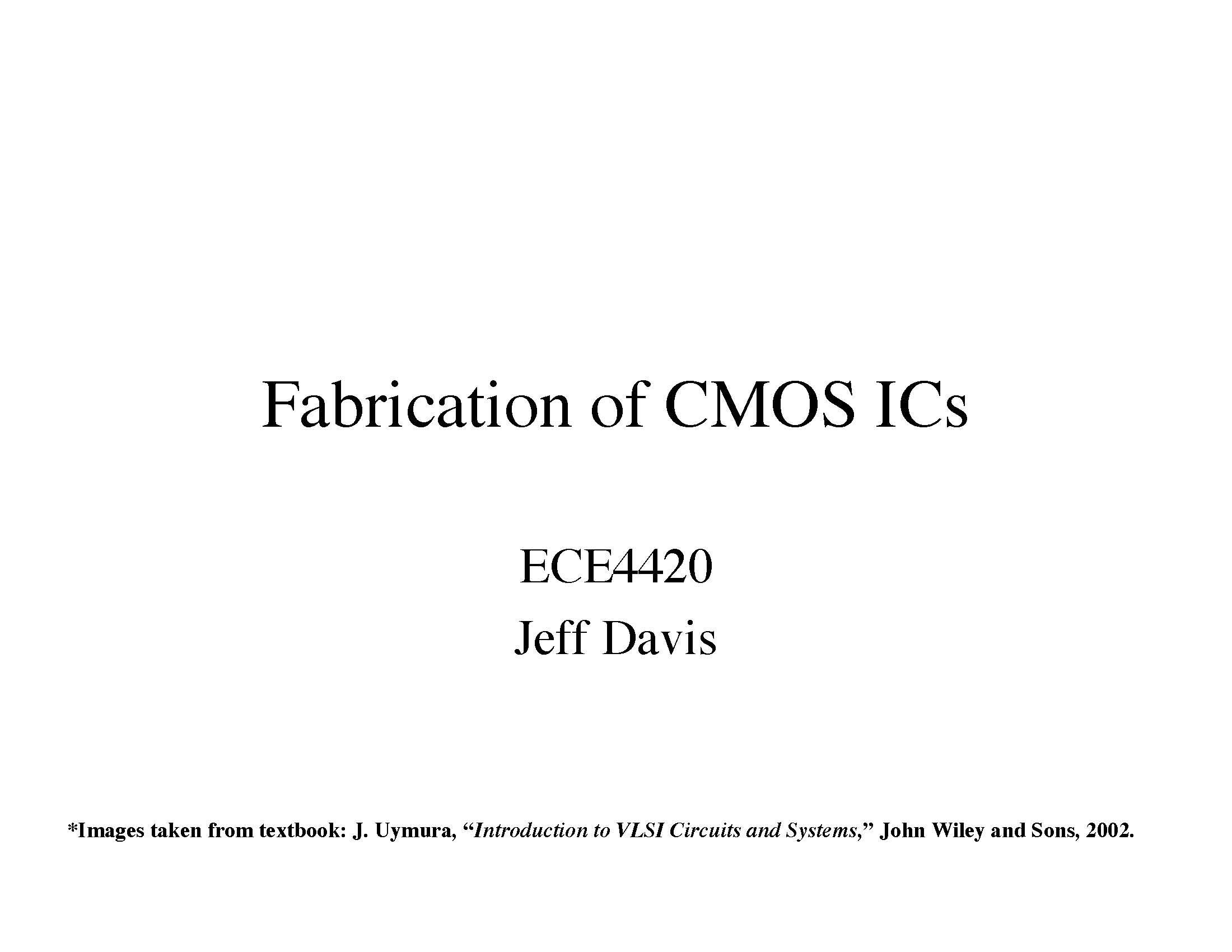 Digital Integ Circuits