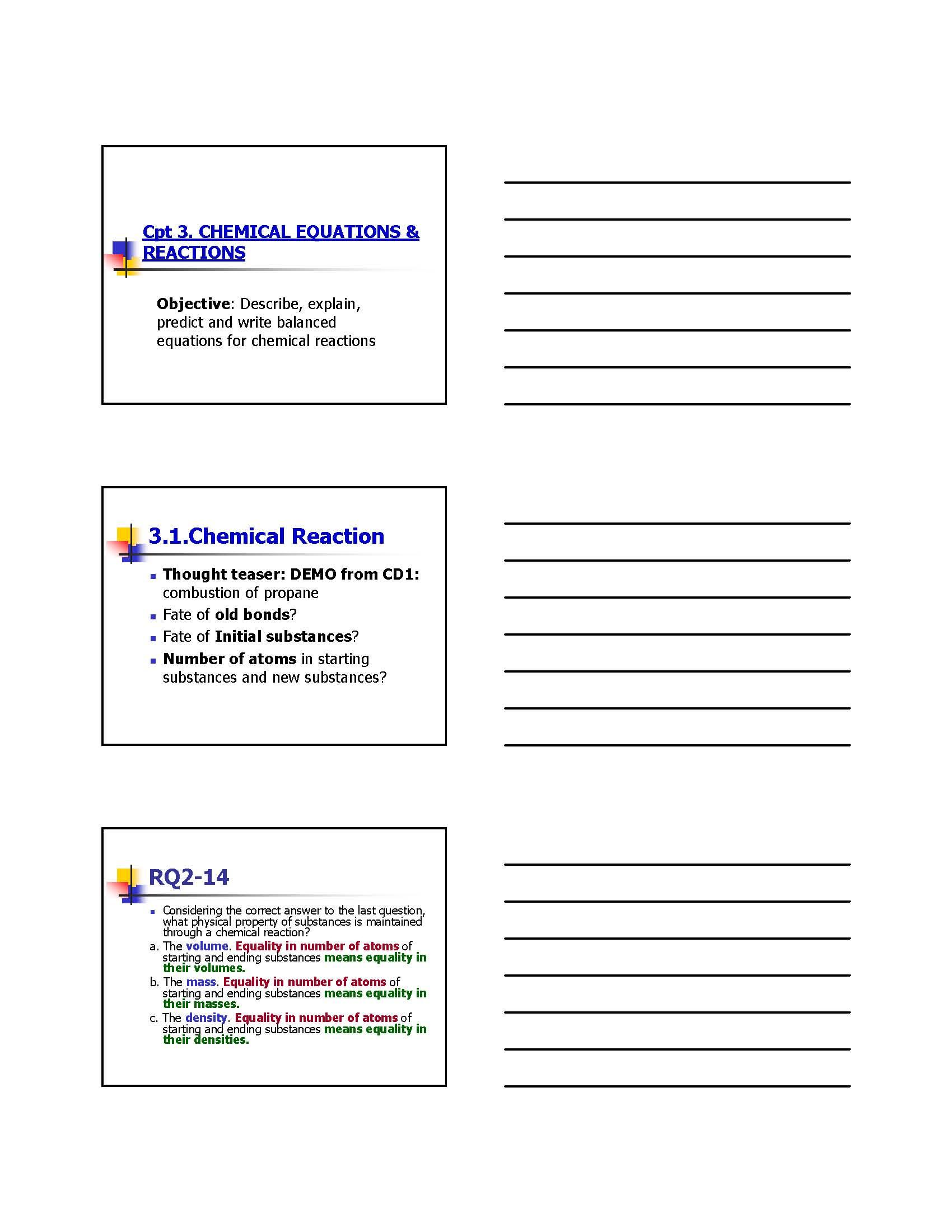 Principles of Chemistry I