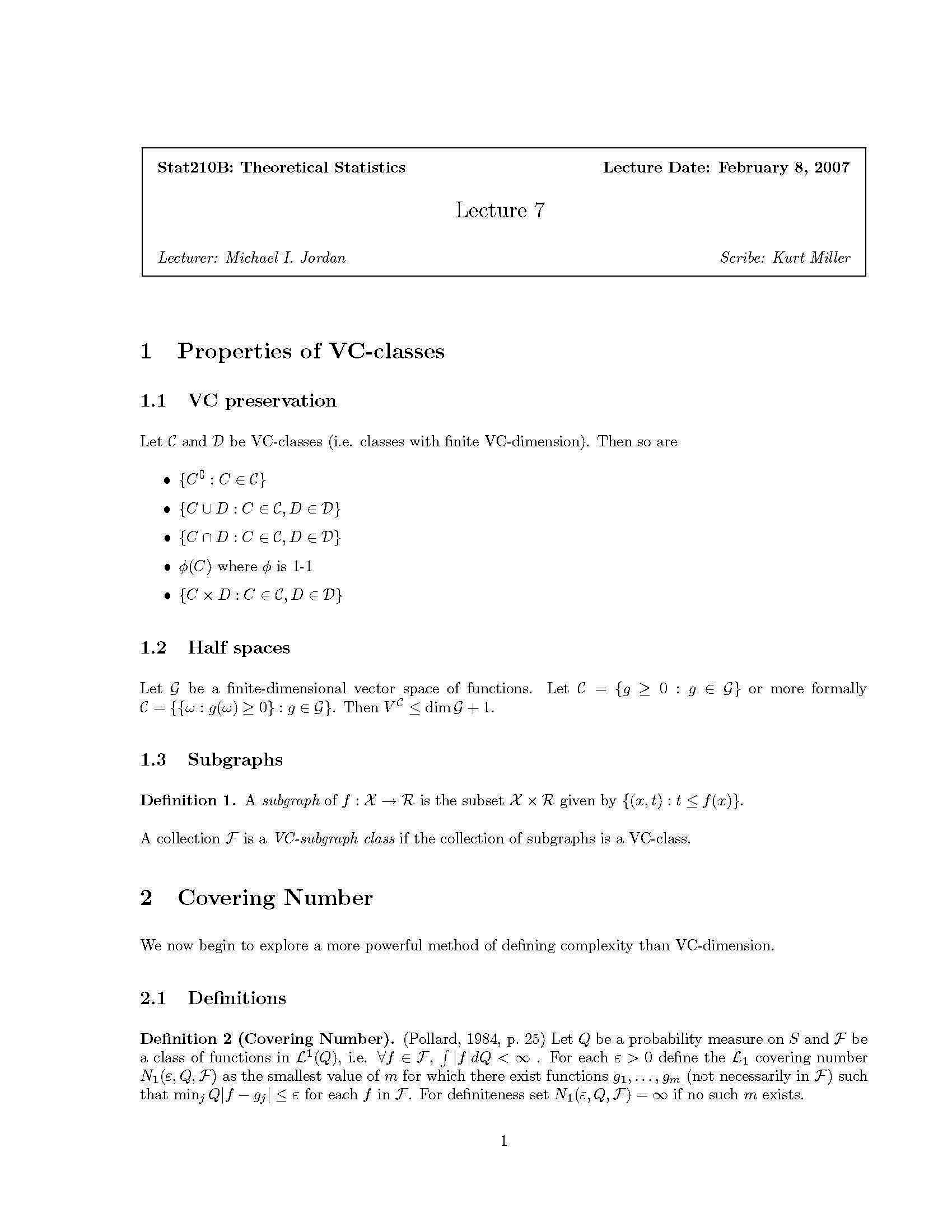 Theoretical Statistics