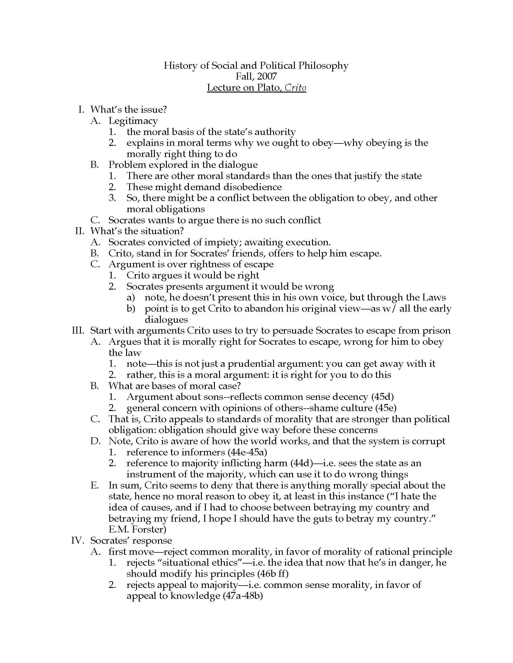 History of Social and Political Philosophy