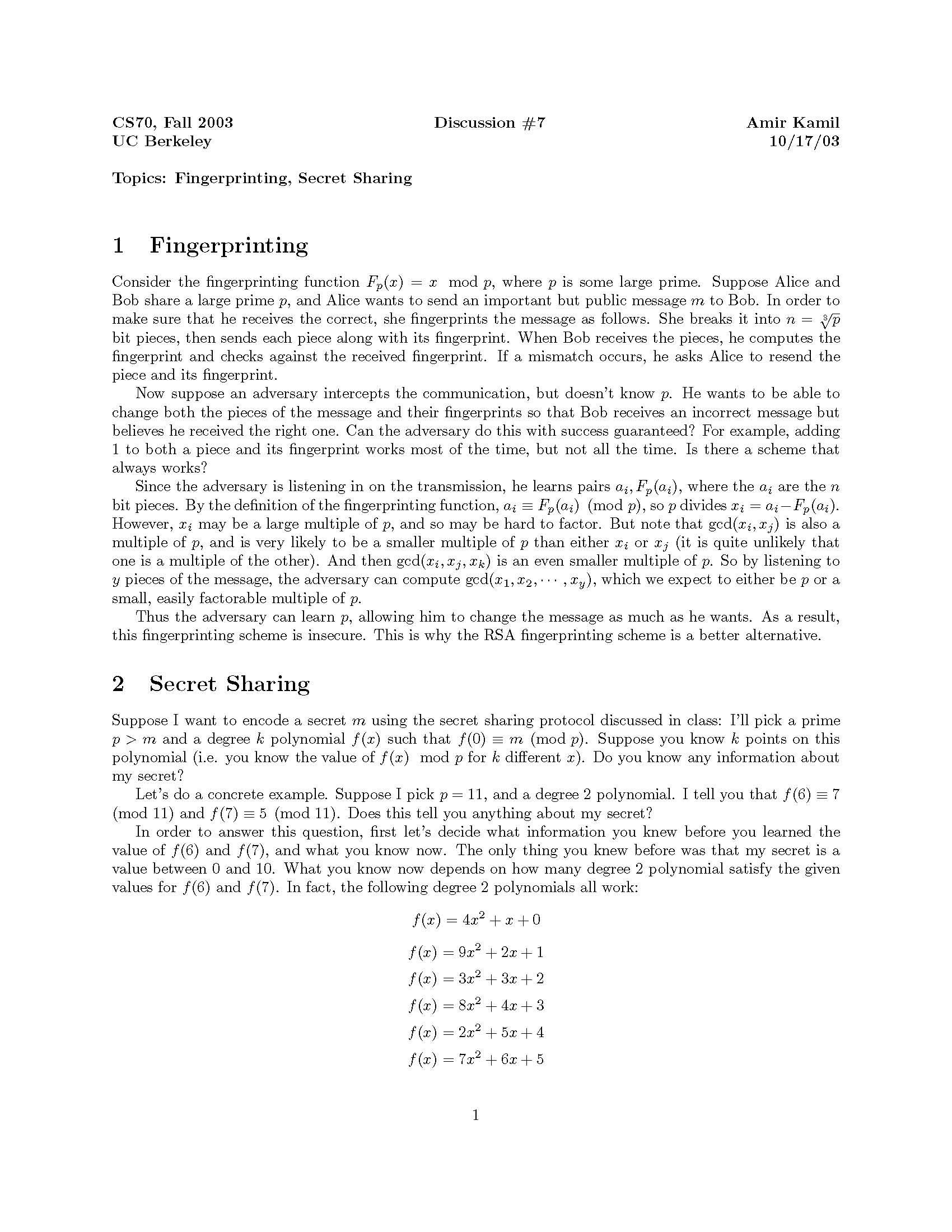 Discrete Mathematics and Probability Theory