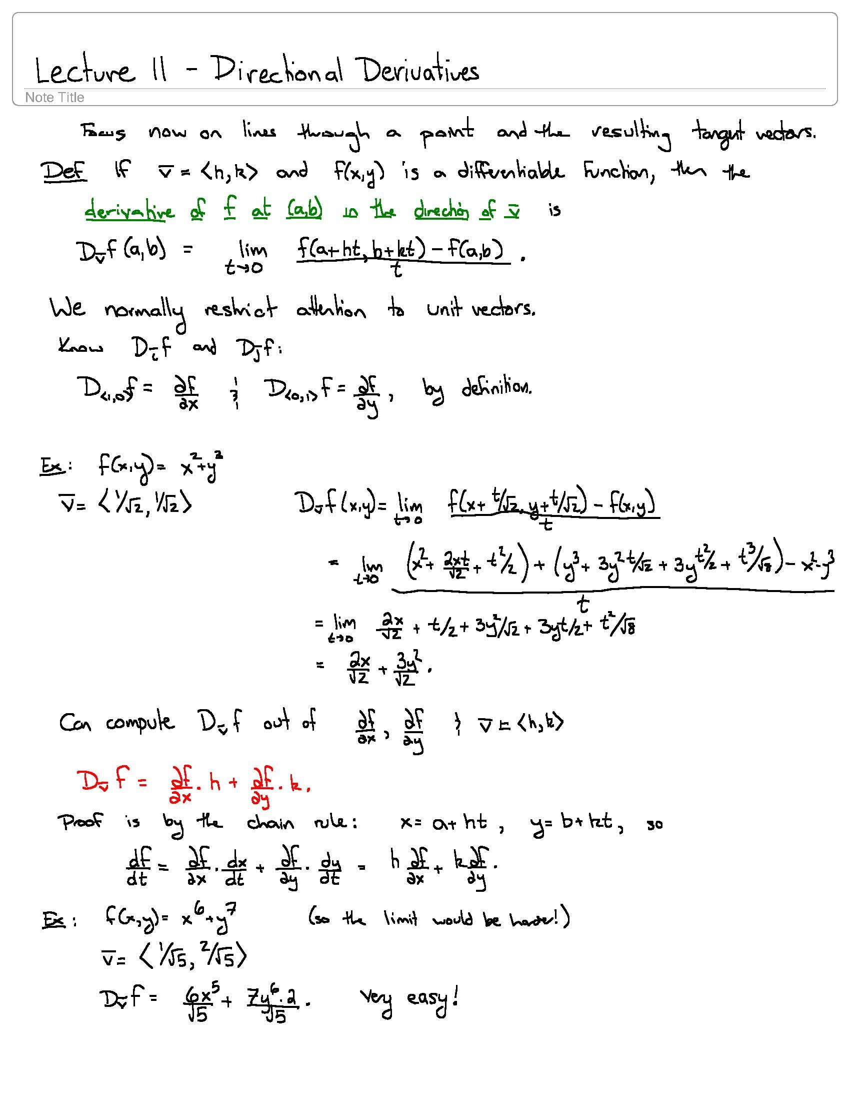 Calculus III