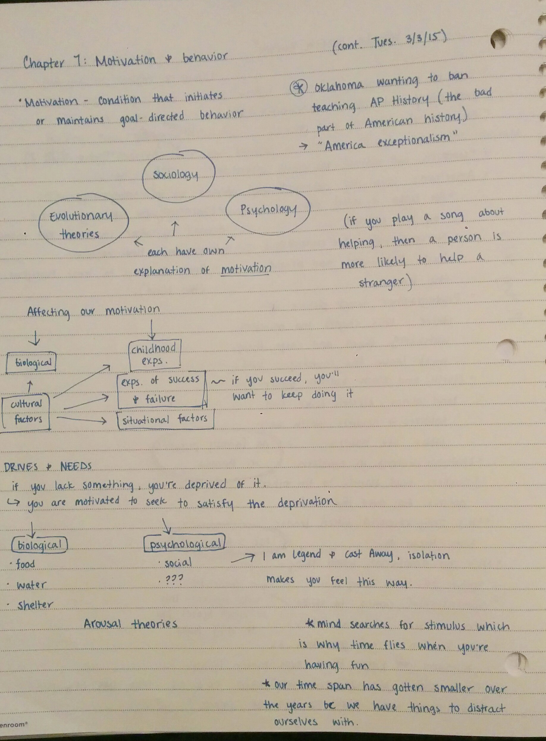 3/3 & 3/5 lecture notes