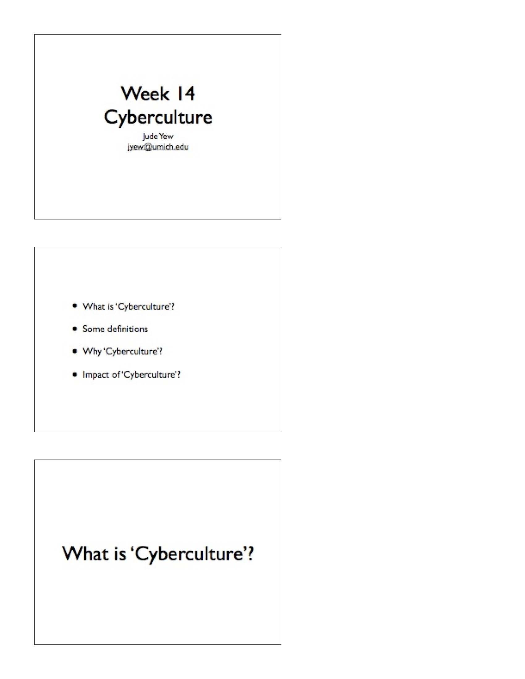 Intr to Info Studies