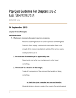 Chapter 1 and Chapter 2 Notes 