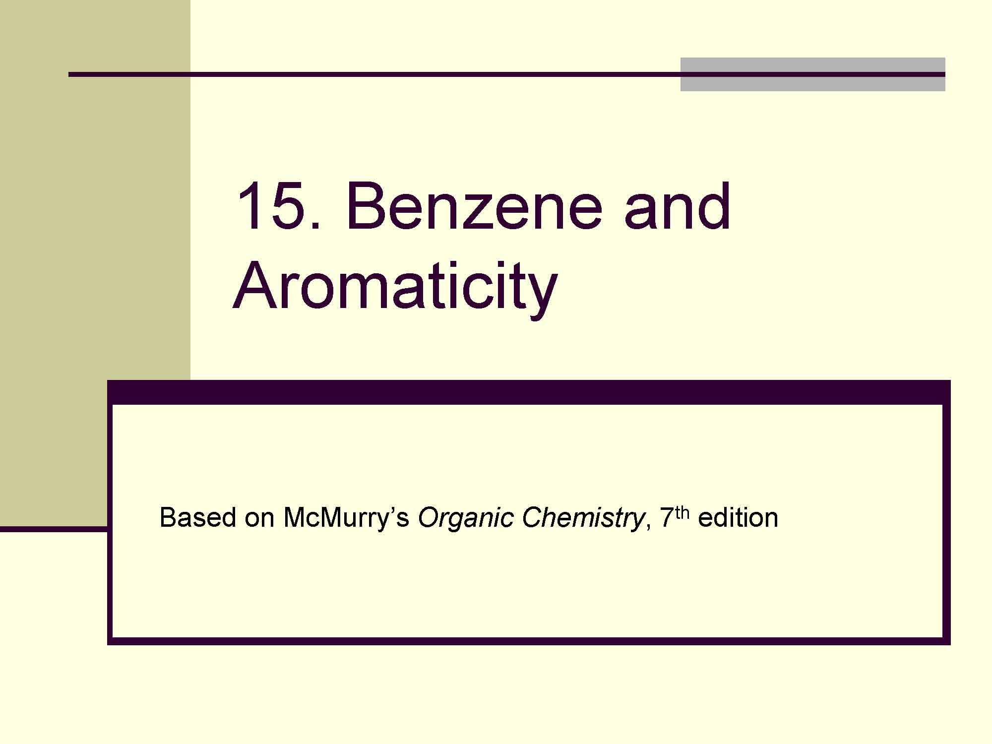 Organic Chemistry II