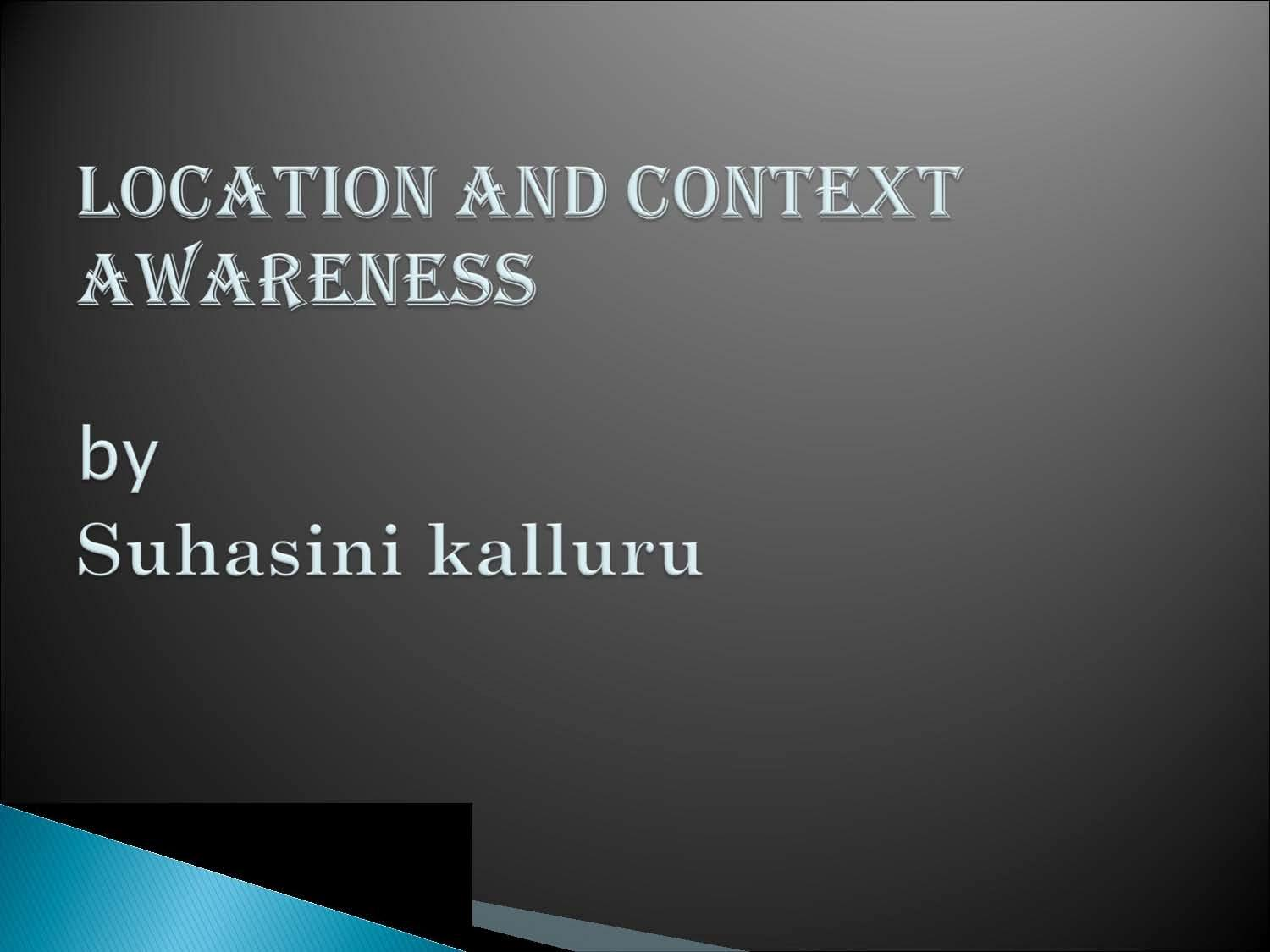 Distributed & Pervasive Compt