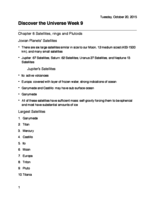 Discover the Universe Week 9