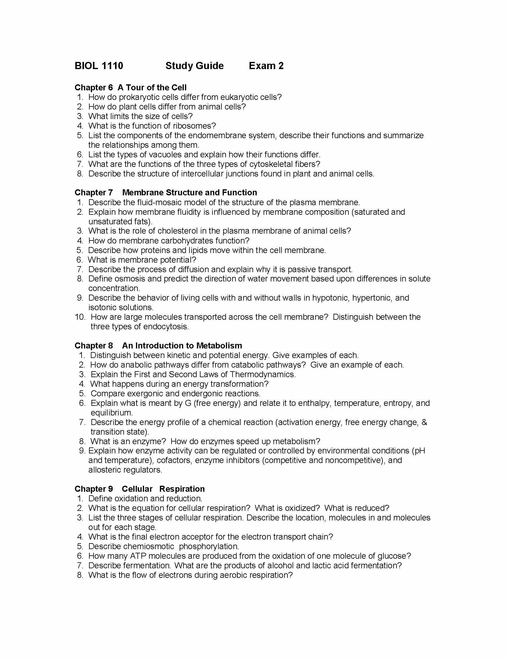 General Biology I