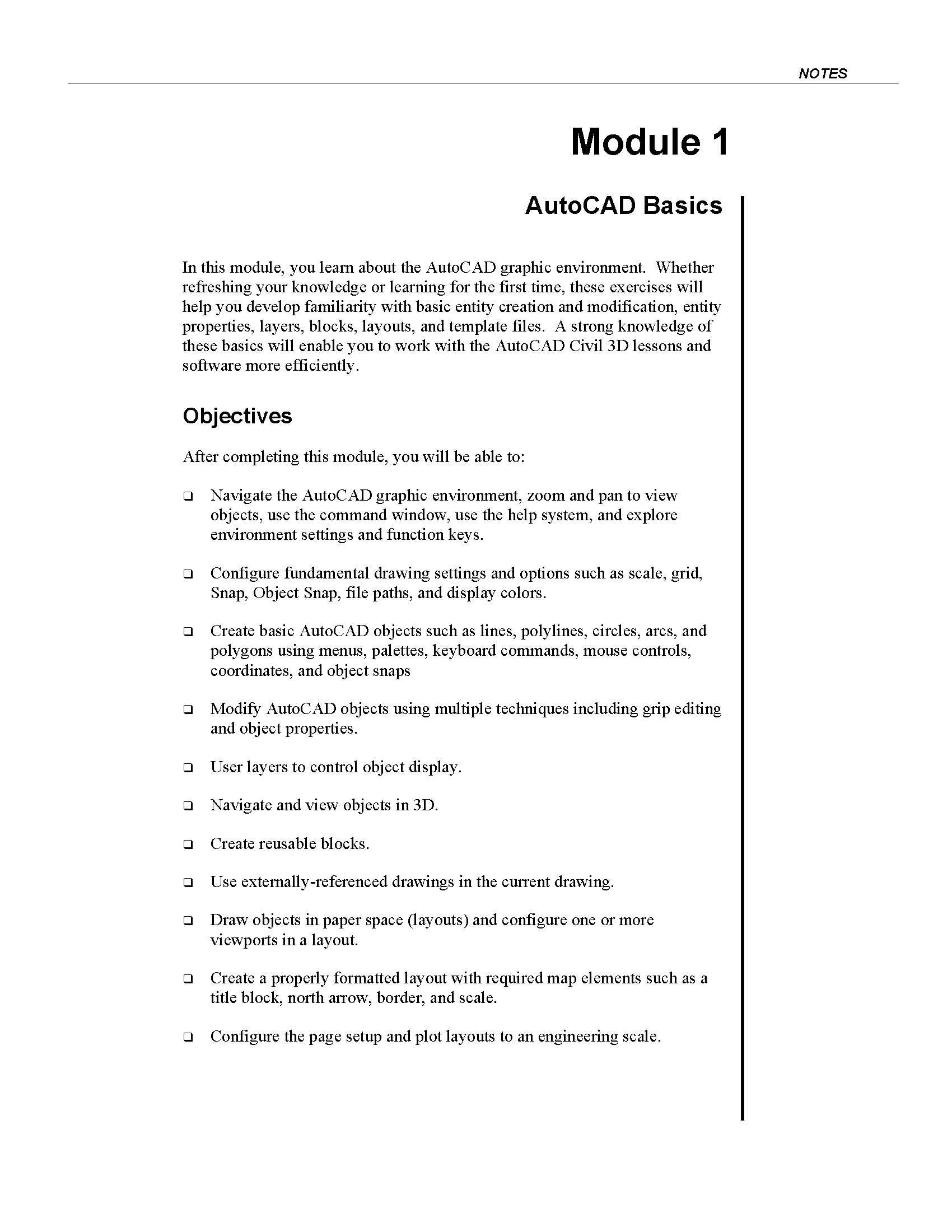Cad Tools for Civil Engineering Design
