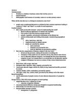 HIS105 one week notes