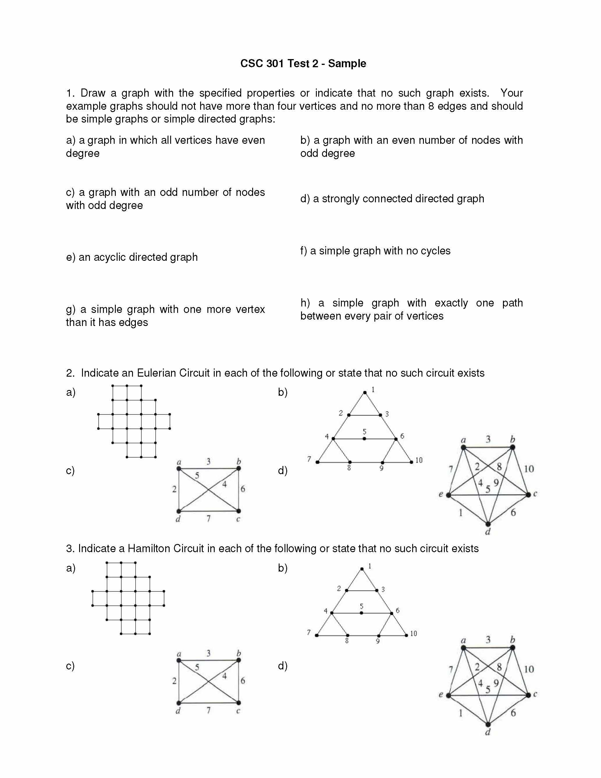 Foundations of Computer Science I