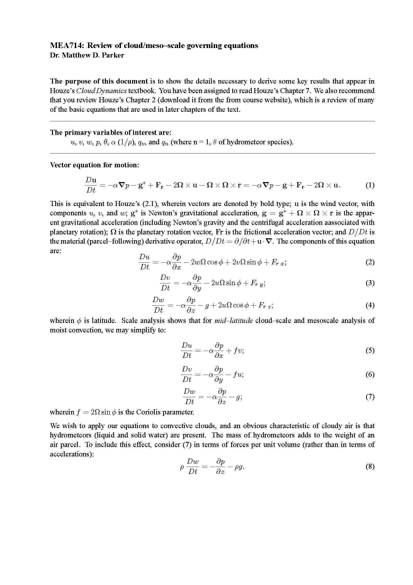 Atmospheric Convection