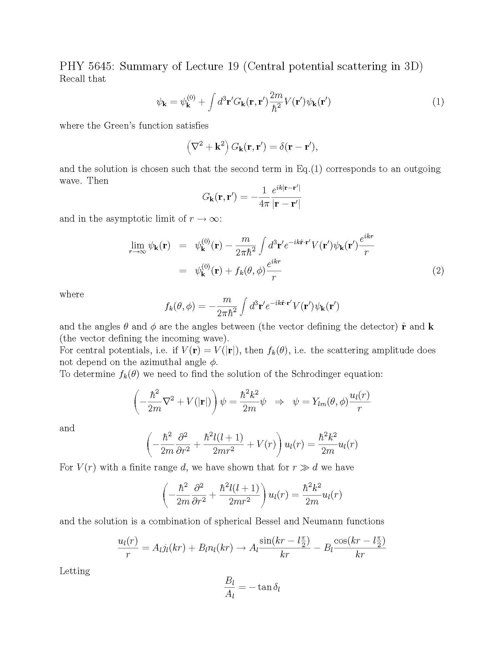 QUANTUM MECHANICS A