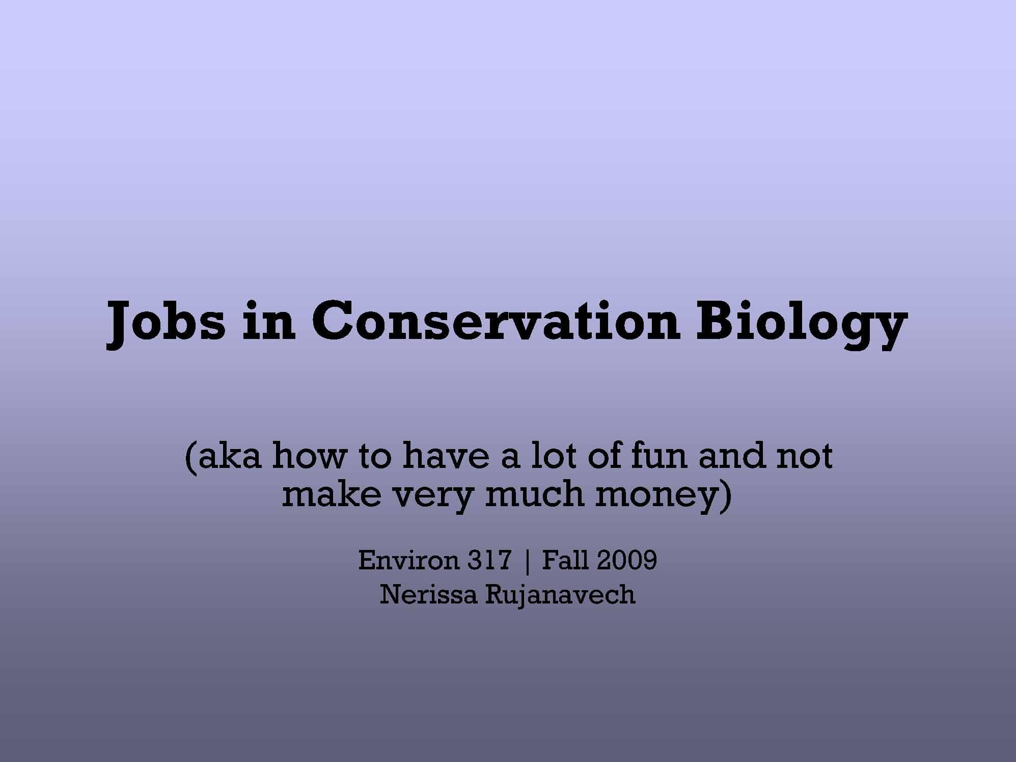 Consrv Bio Diversity