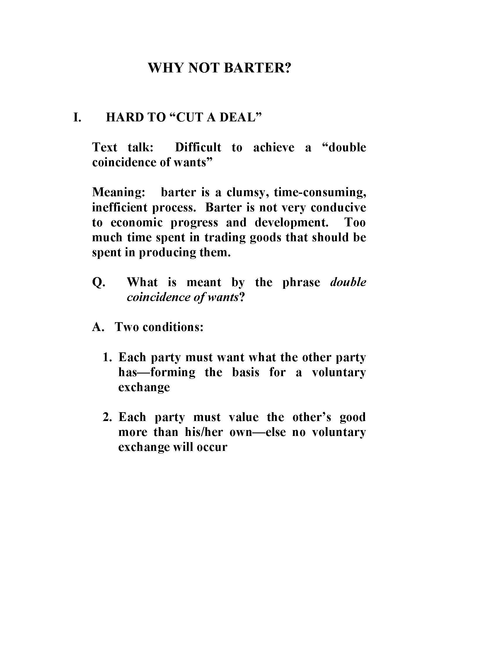 Money, Banking & Financial Mar