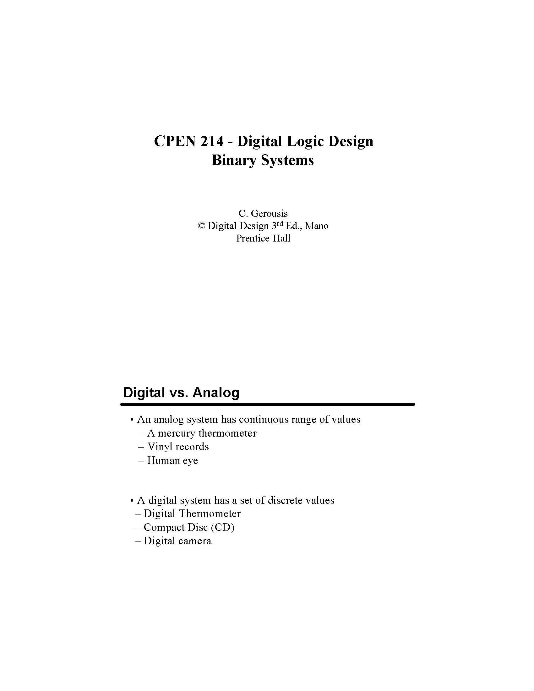Digital Logic Design