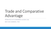 Trade and Comparative Advantage