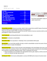 Accounting, large stock dividend/stock split transaction, 13.3