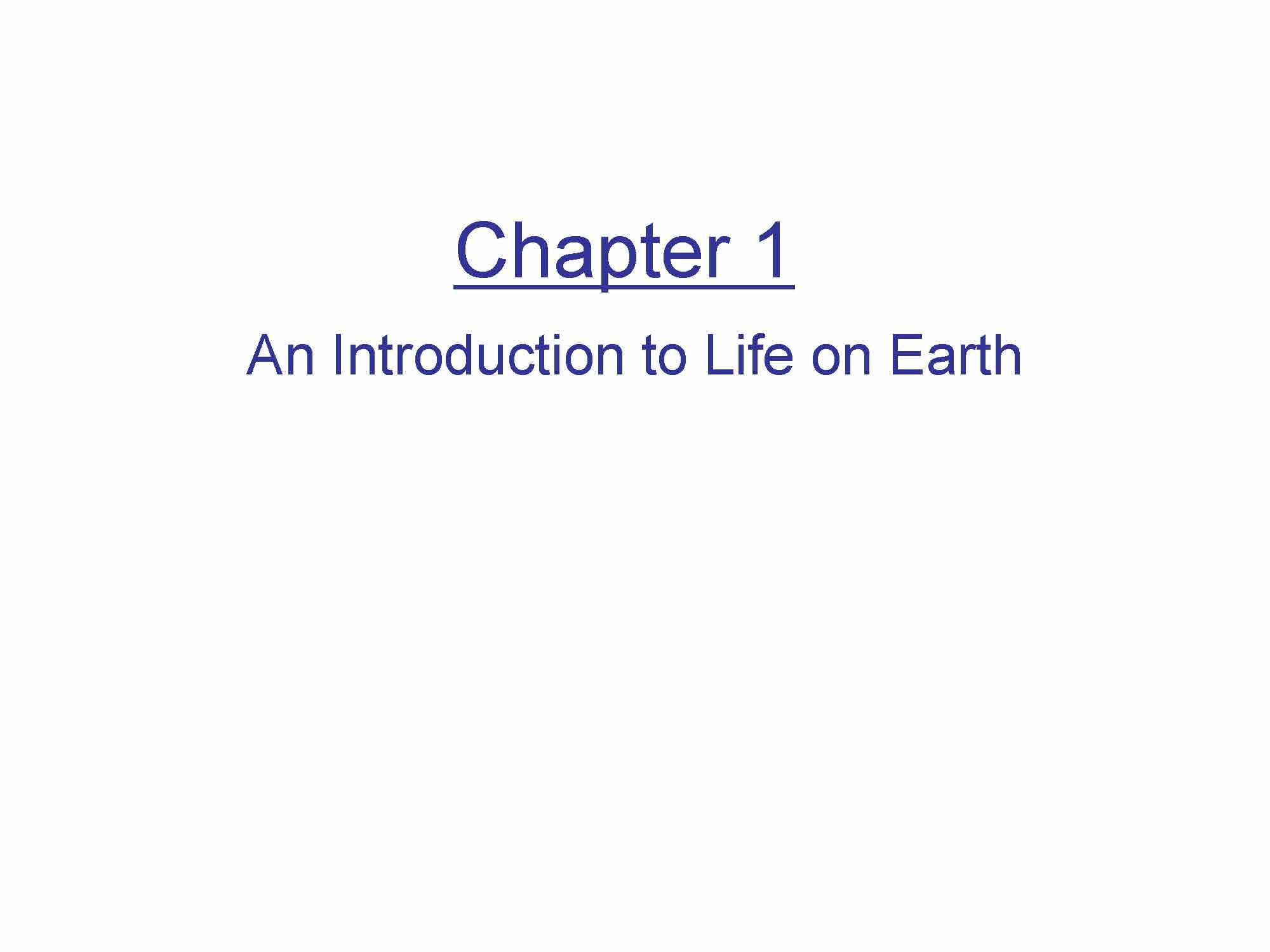 GENERAL BIOLOGY