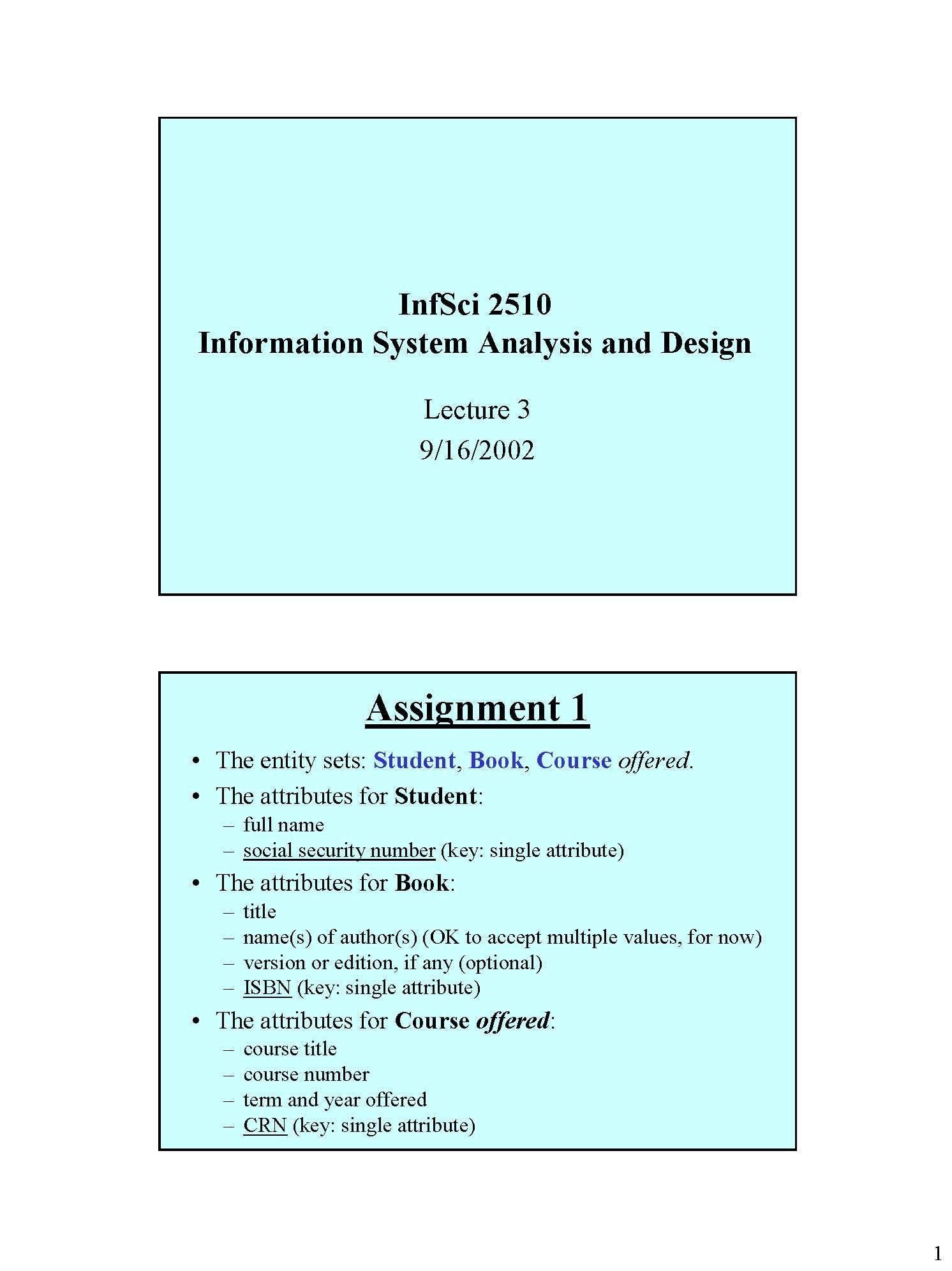 INFORMATIONSYSTEMSANALYSIS