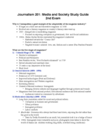 J201 Exam Study Guide 