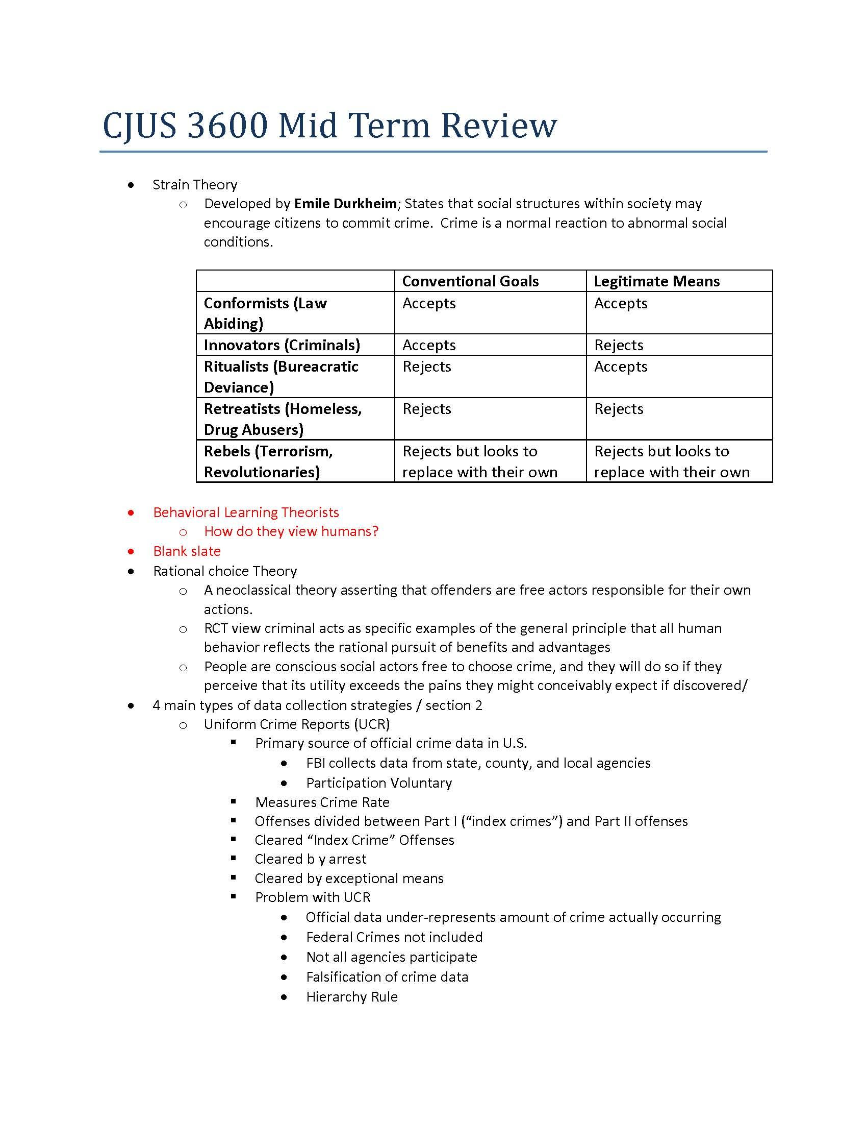Criminology. 3600. Criminology