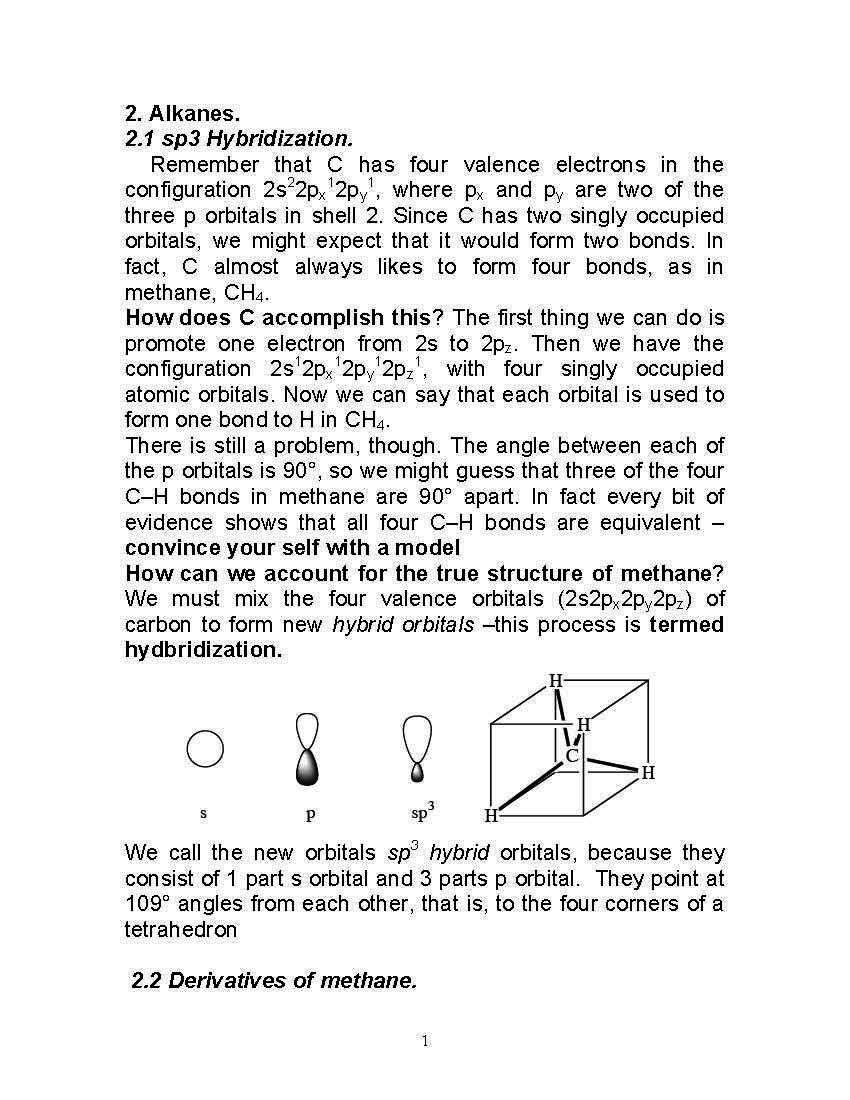 ORGANIC CHEMISTRY I