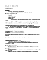 BIO 240 Week 2 Notes