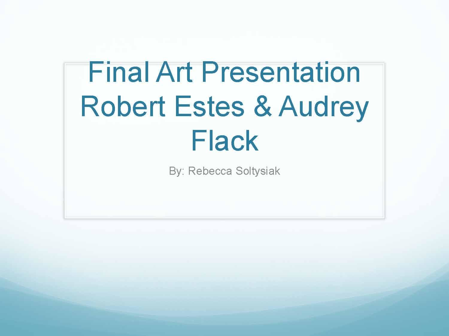 INTRODUCTION TO VISUAL ARTS