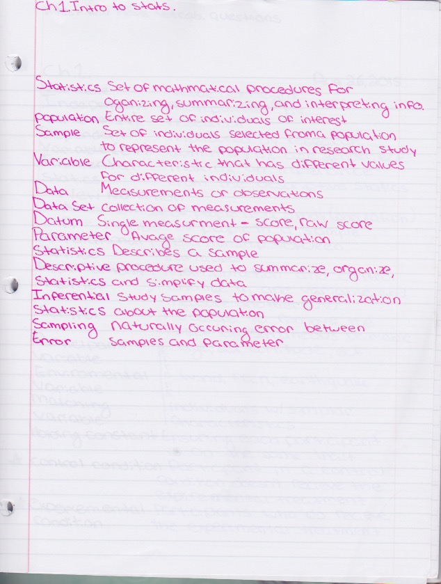 Chapter One. Introduction to Statistics.