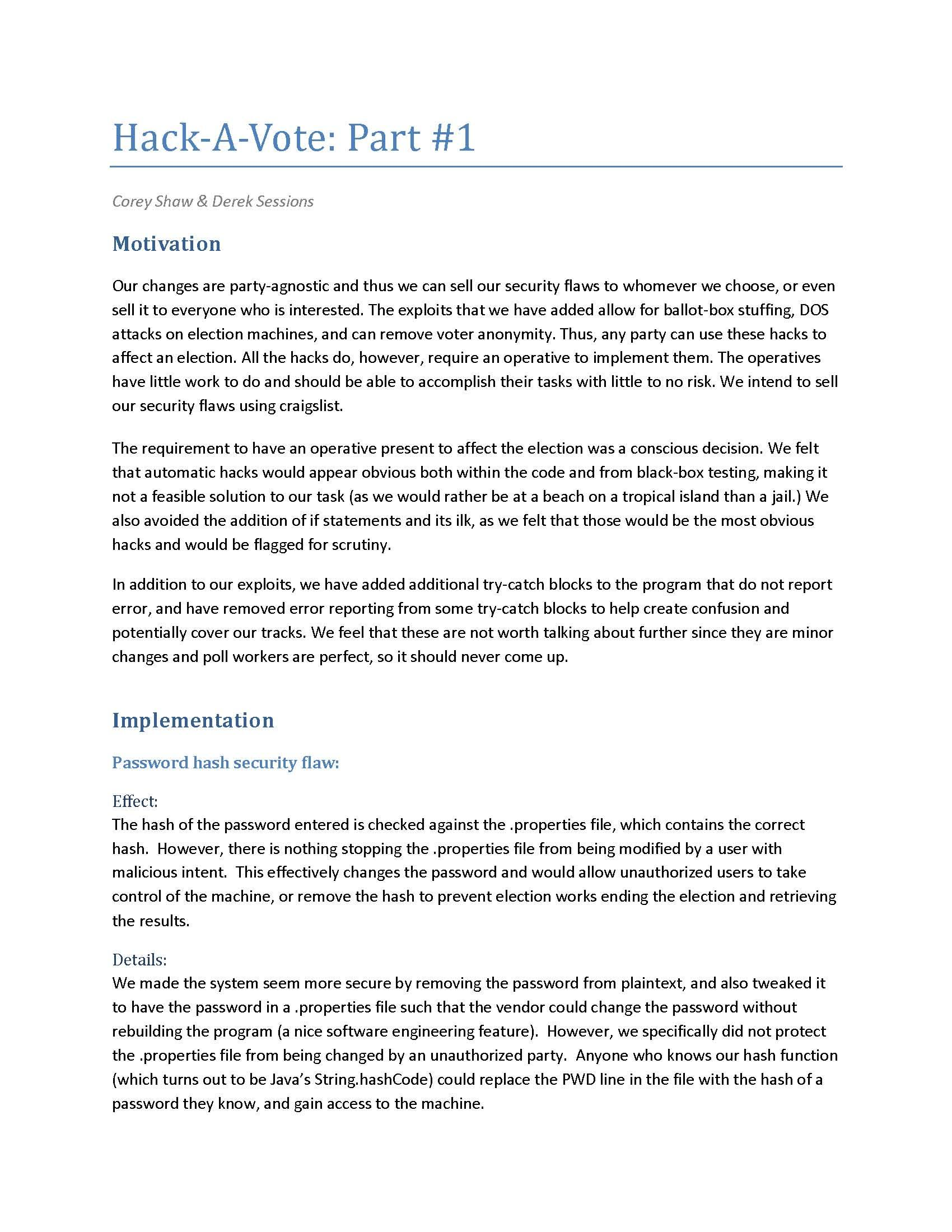 COMPUTER SYSTEMS SECURITY