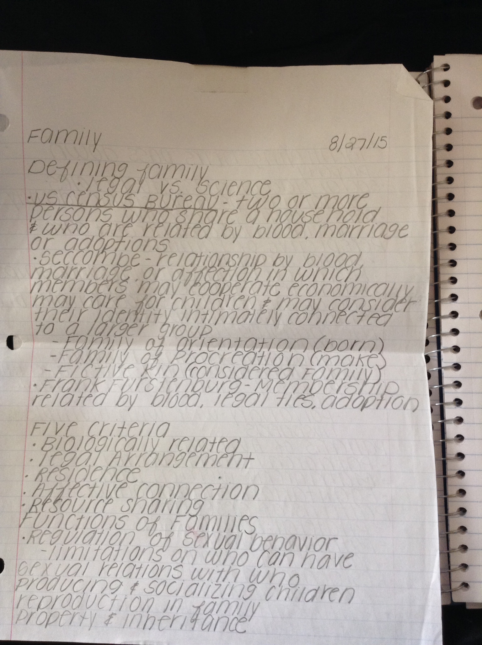 CDFR 224 Fall 2015 Notes