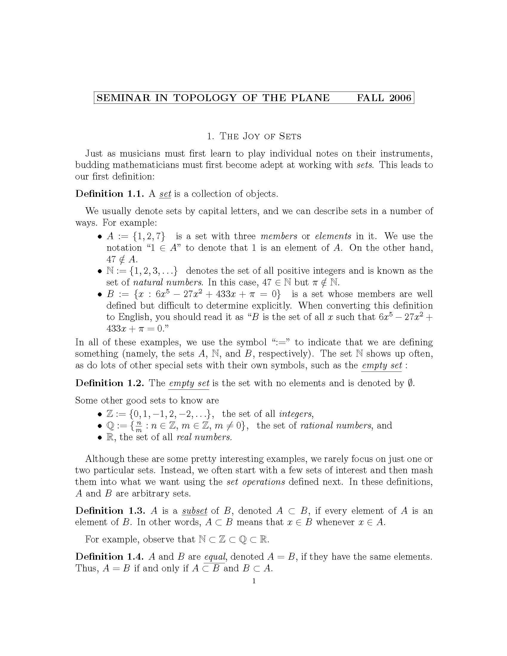 Introduction to Higher Mathematics