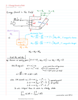 Energy stored in Fields