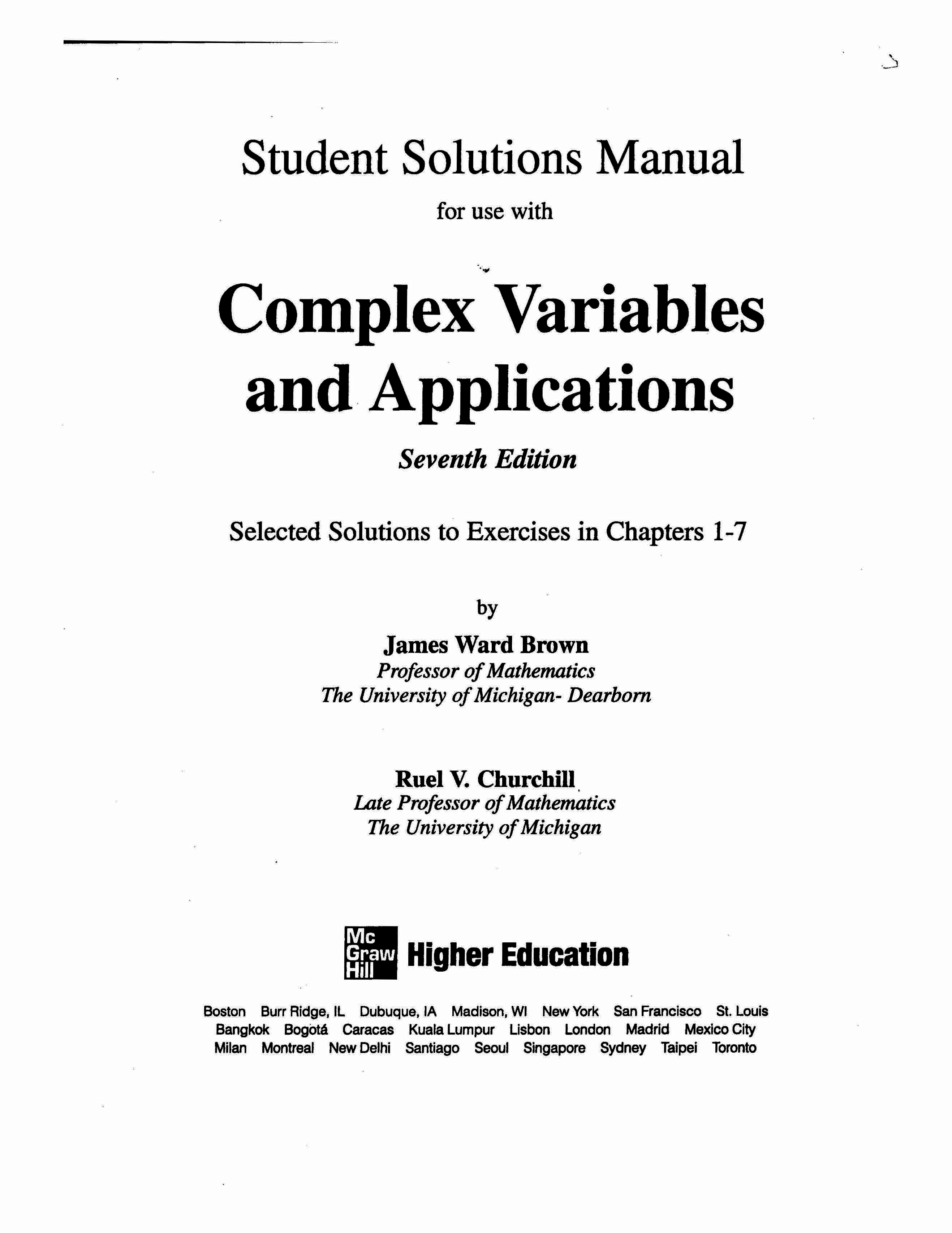 ComplexVariables