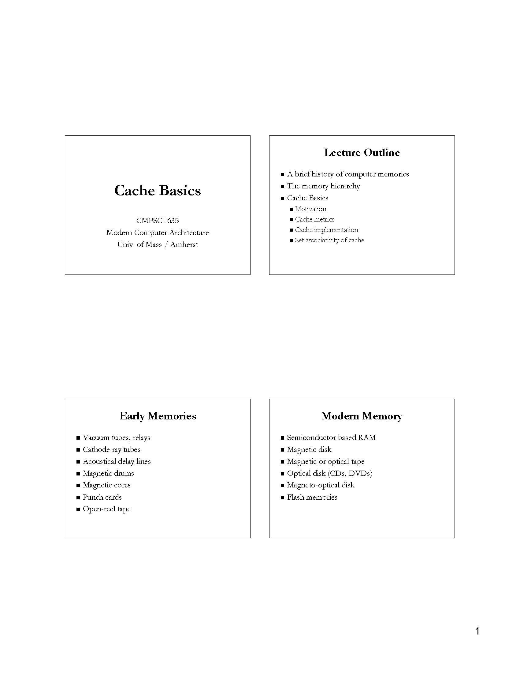 Modern Computer Architecture