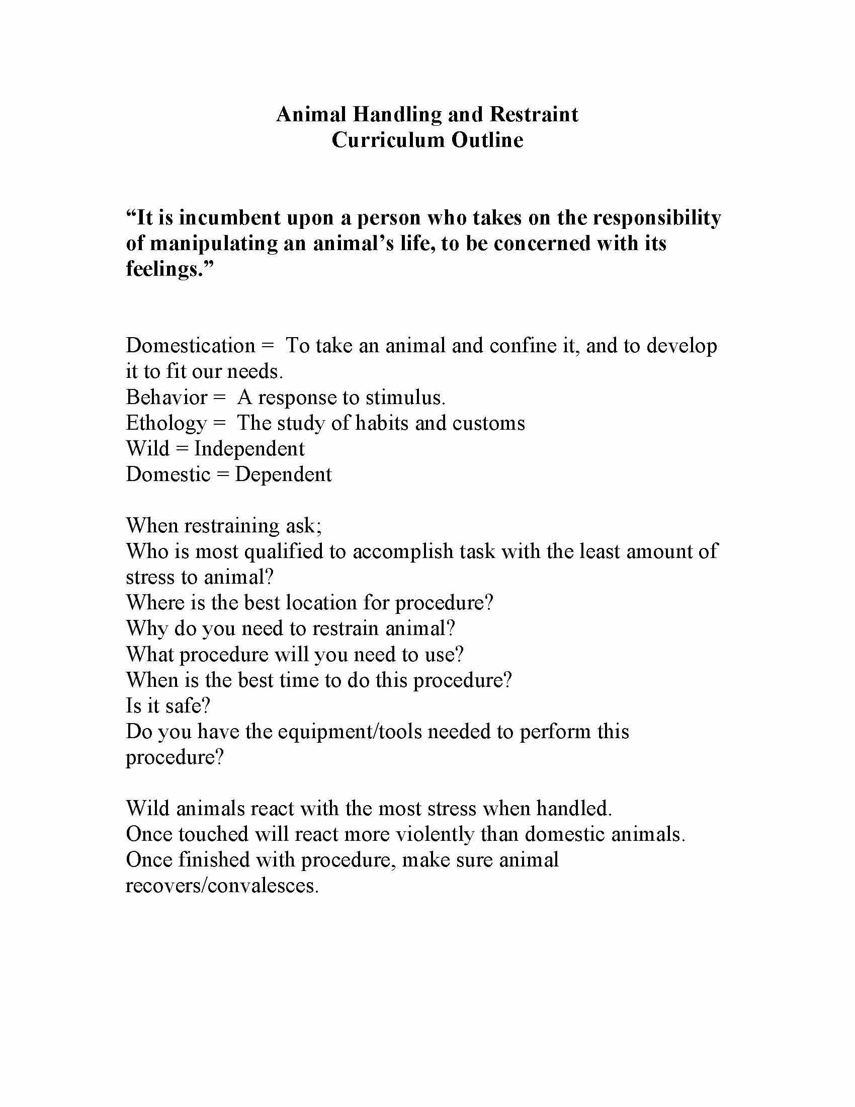 AnimalHandlingandRestraint