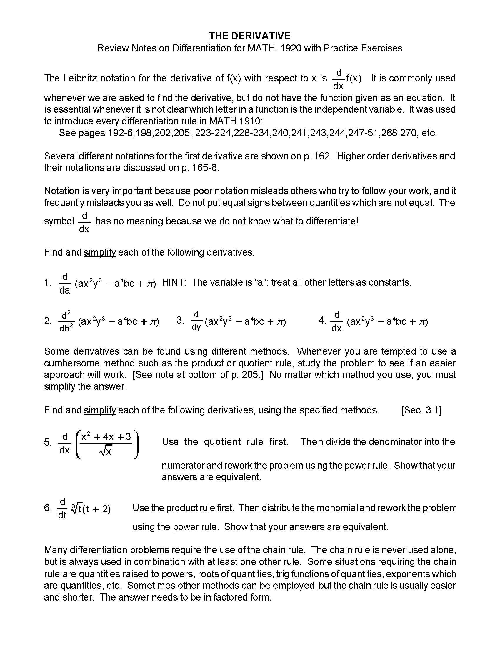 Calculus II