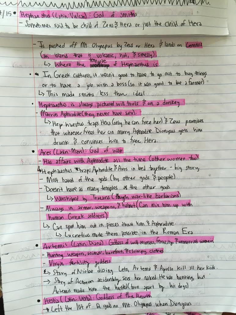 From Hephaestus to Eros/Cupid