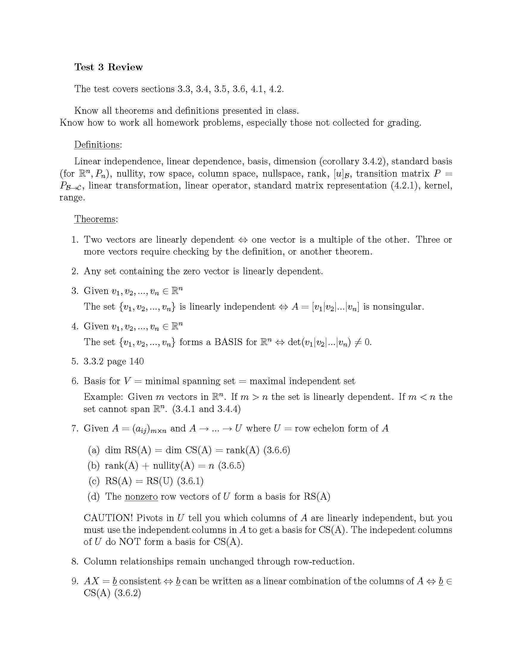 Introduction to Linear Algebra