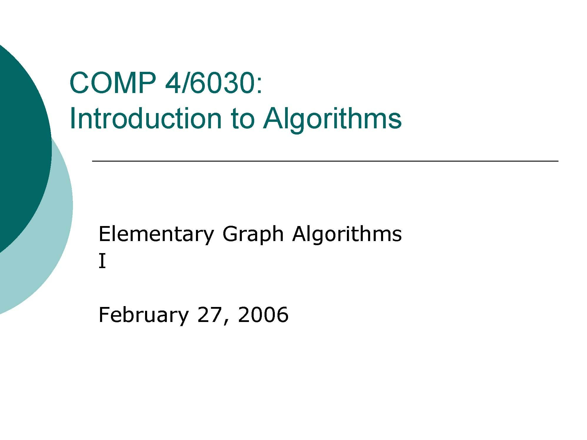 DesignAnalysis Algorithms