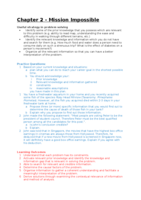 Chapter 2 - Mission Impossible