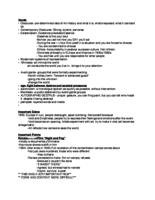 Some Vocab, Important Dates, and Points