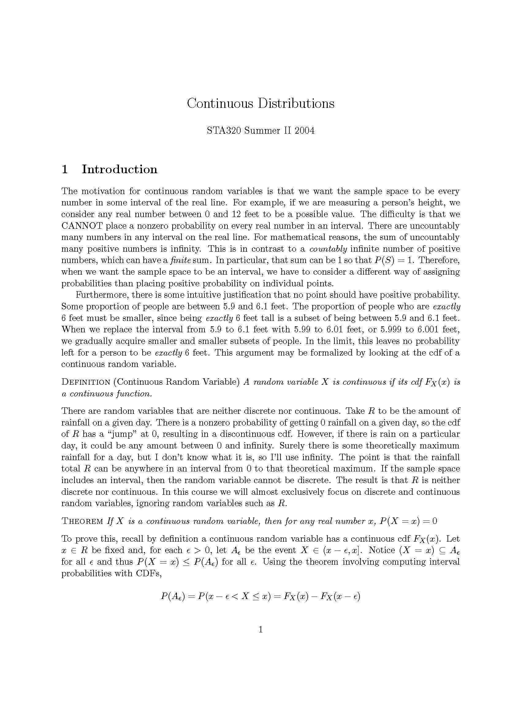 INTRODUCTORY PROBABILITY