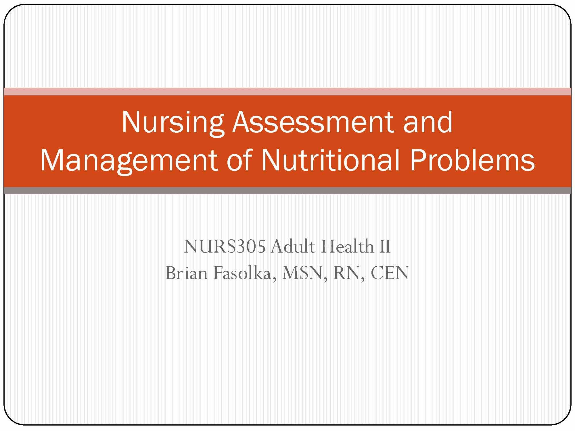 ComprehensiveAdultNursingII