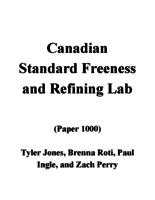 Canadian Beater Curve and Standard Freeness Lab