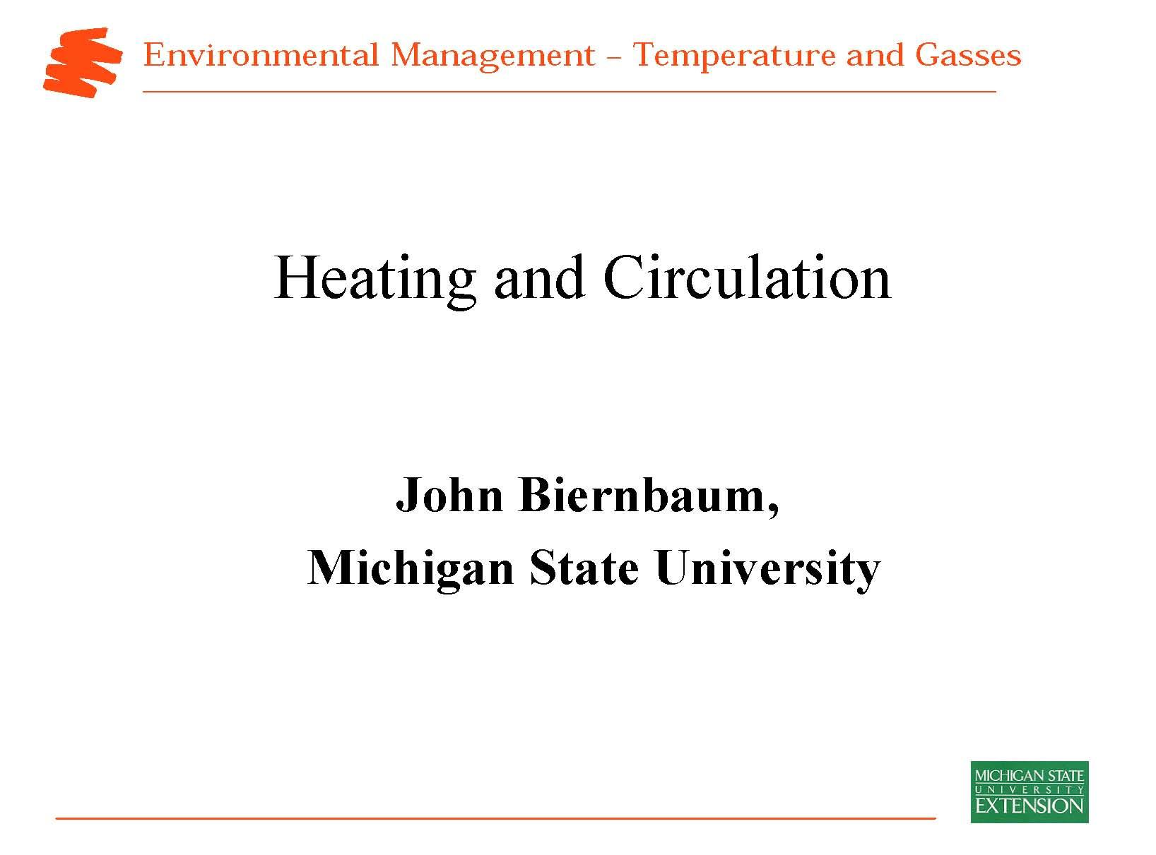 Greenhouse Structures & Mgt